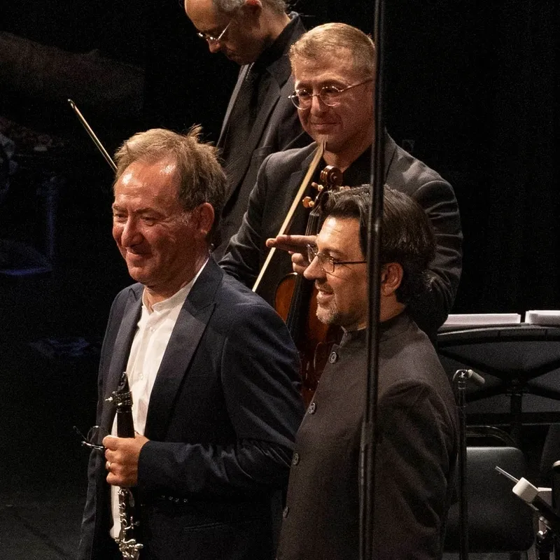 massimo santaniello gianmaria griglio Clarinetist Massimo Santaniello and Conductor/Composer Gianmaria Griglio